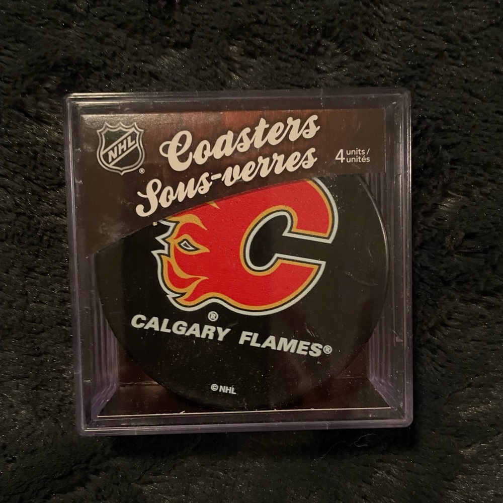 NHL Calgary Flames Coasters - Red and Black